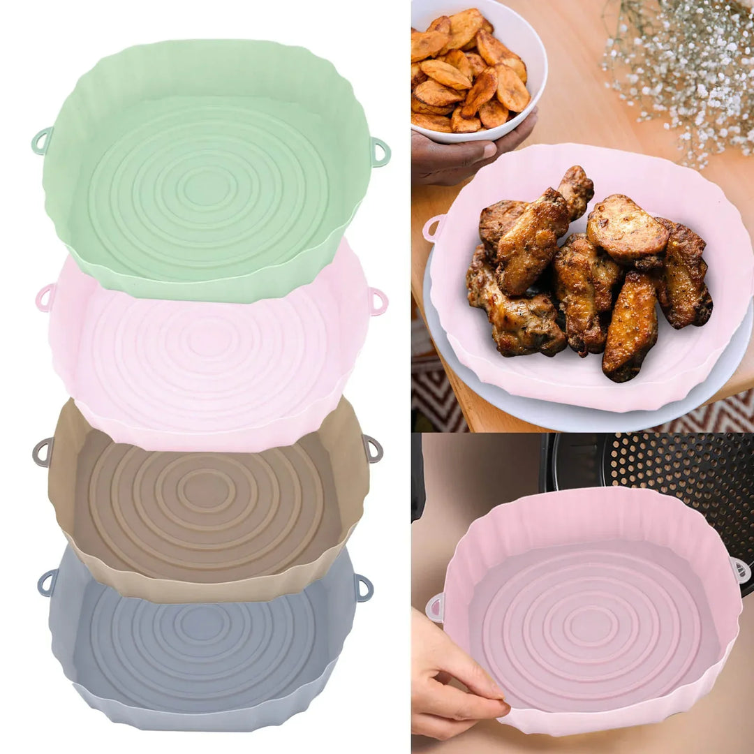 SiliconFry Tray – Reusable Airfryer Mold for Dishwasher Bowlift