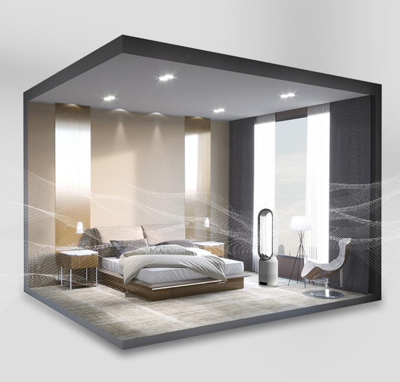 BowLift | Climora Silent Air Cooler | 3-in-1 Cooling, Cleaning & Refreshing with 90° Oscillation