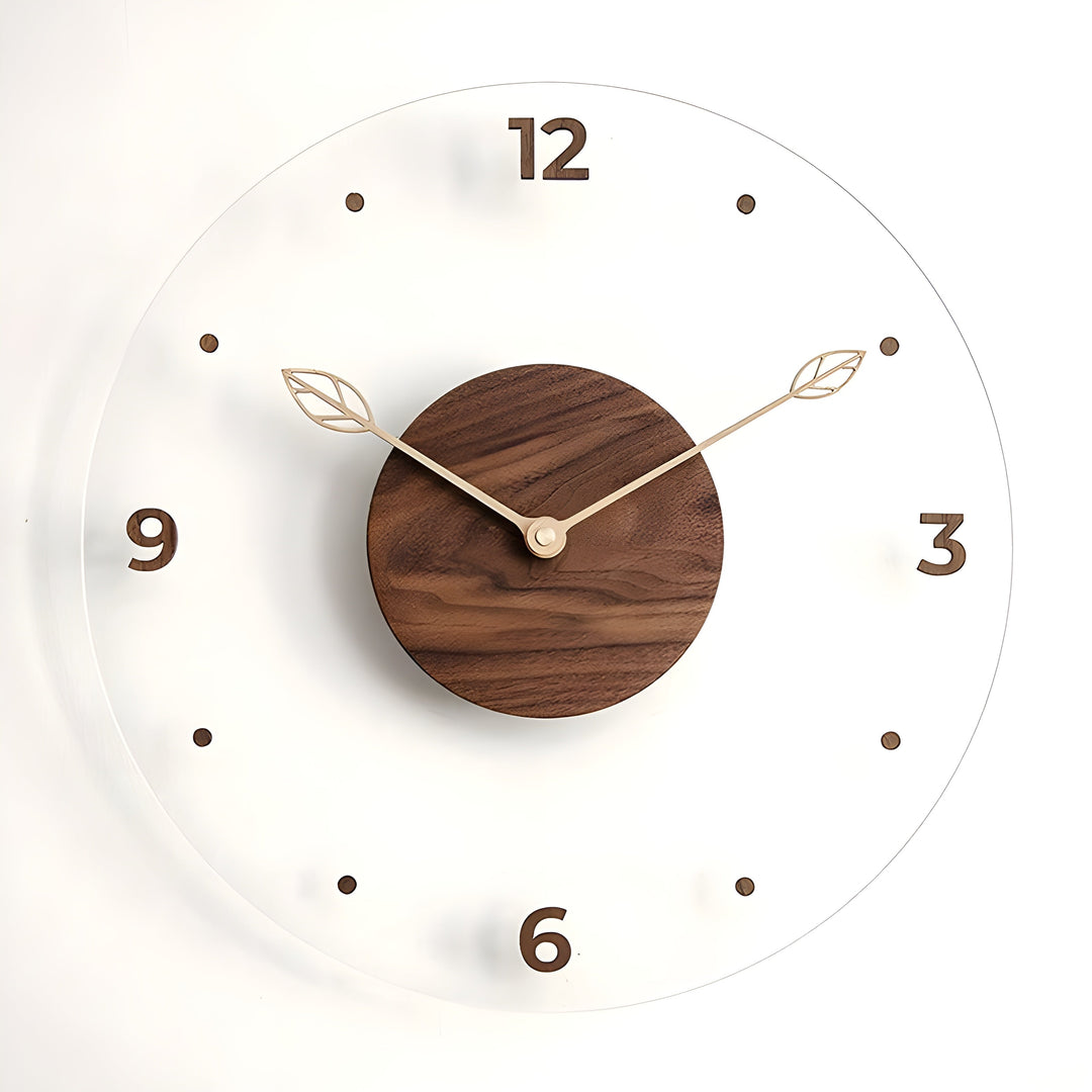 Minimalistic, silent wall clock with a simple design for any room Bowlift