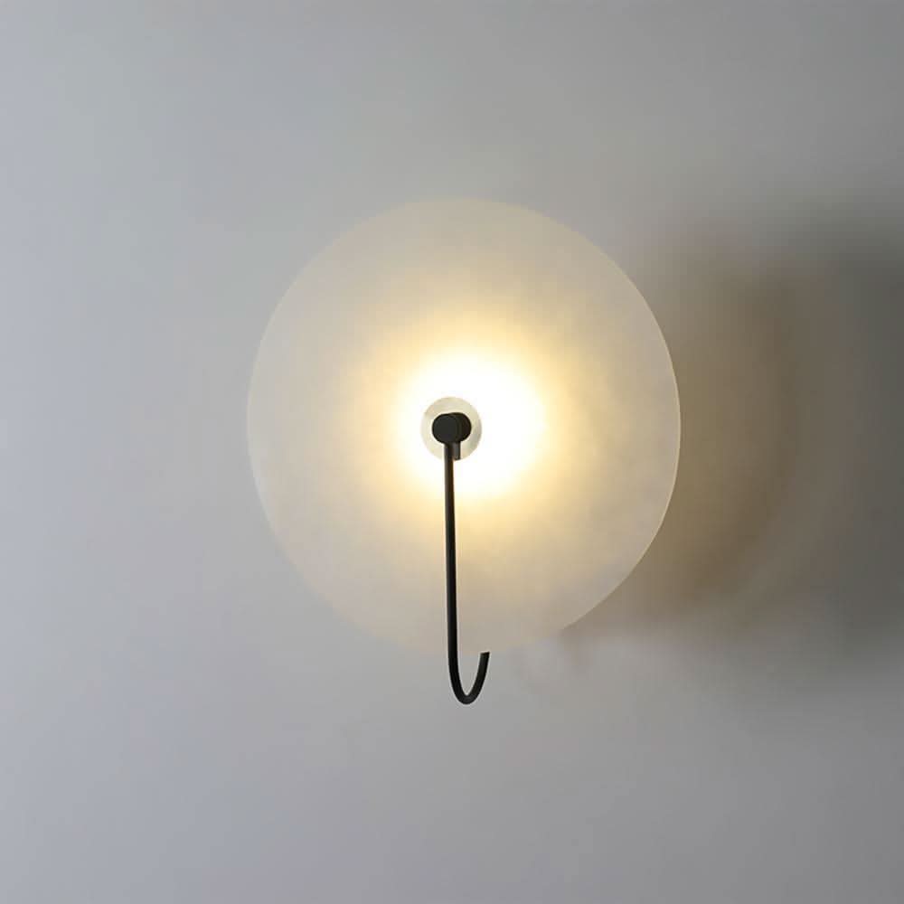 BowLift | Alabaster LED Wall Lamp – Modern Ambient Lighting