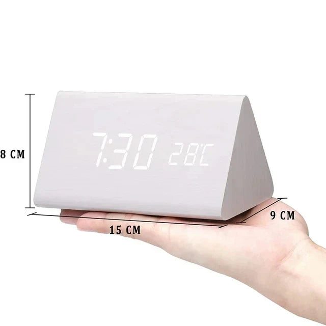 BowLift | Digital Wooden Alarm Clock – Modern Technology with Timeless Wood Design