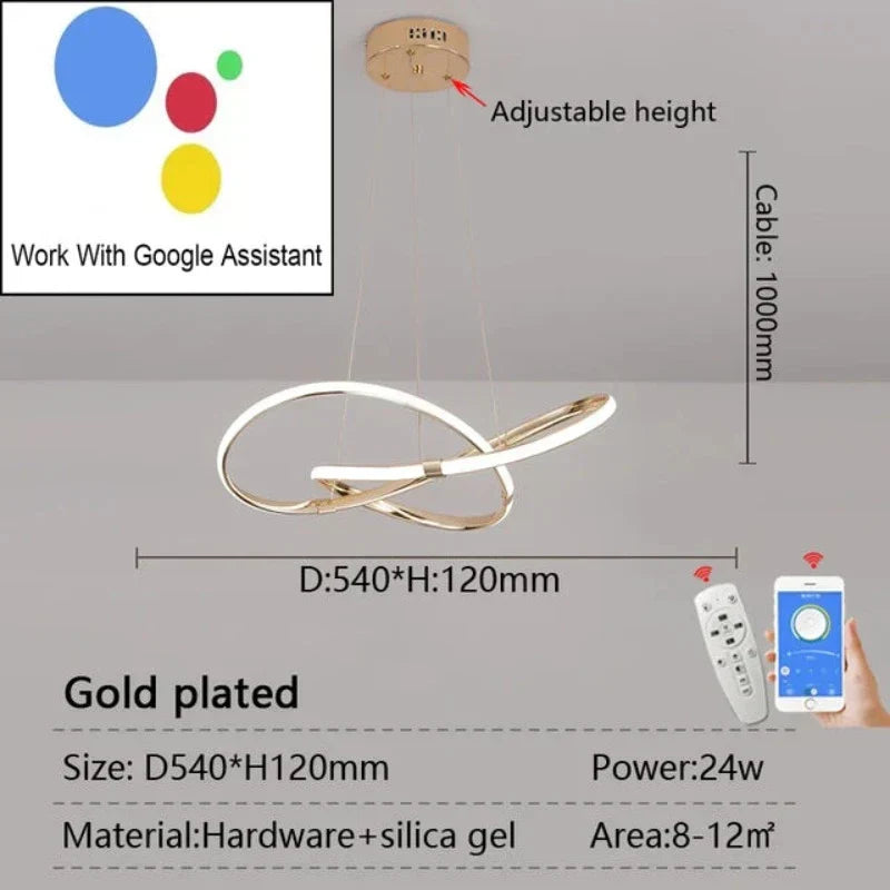 LightMaster Smart LED Pendant Light - Easy Installation and Secure Attachment | Bowlift