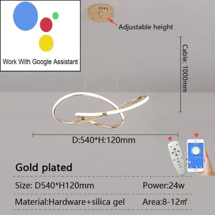 LightMaster Smart LED Pendant Light - Easy Installation and Secure Attachment | Bowlift