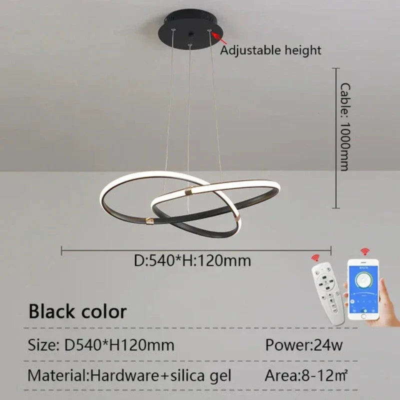 LightMaster Smart LED Pendant Light - Easy Installation and Secure Attachment | Bowlift