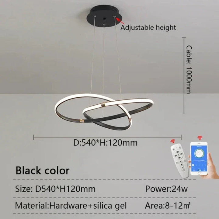 LightMaster Smart LED Pendant Light - Easy Installation and Secure Attachment | Bowlift