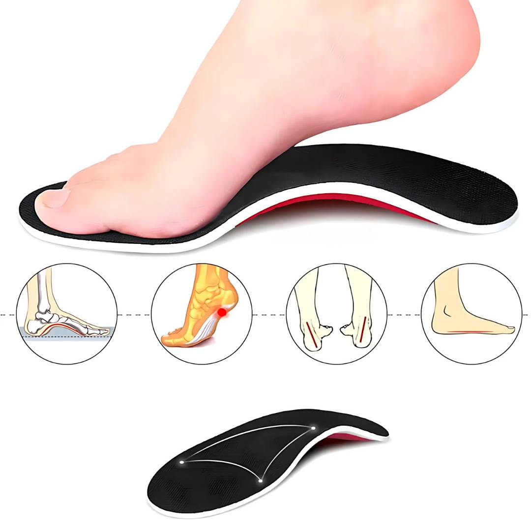 AlignPro Shoe Inserts Pronation Support | Comfort and Stability for Excessive Inward Rolling Foot Control Bowlift