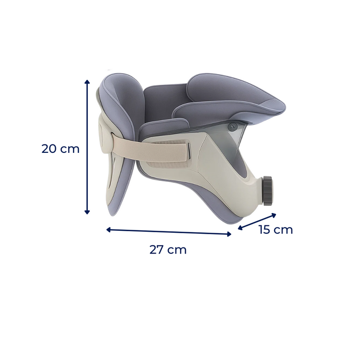 Instant Neck Pain Relief – Adjustable Inflatable Cushion – Improves Posture – Home & Office Use Bowlift