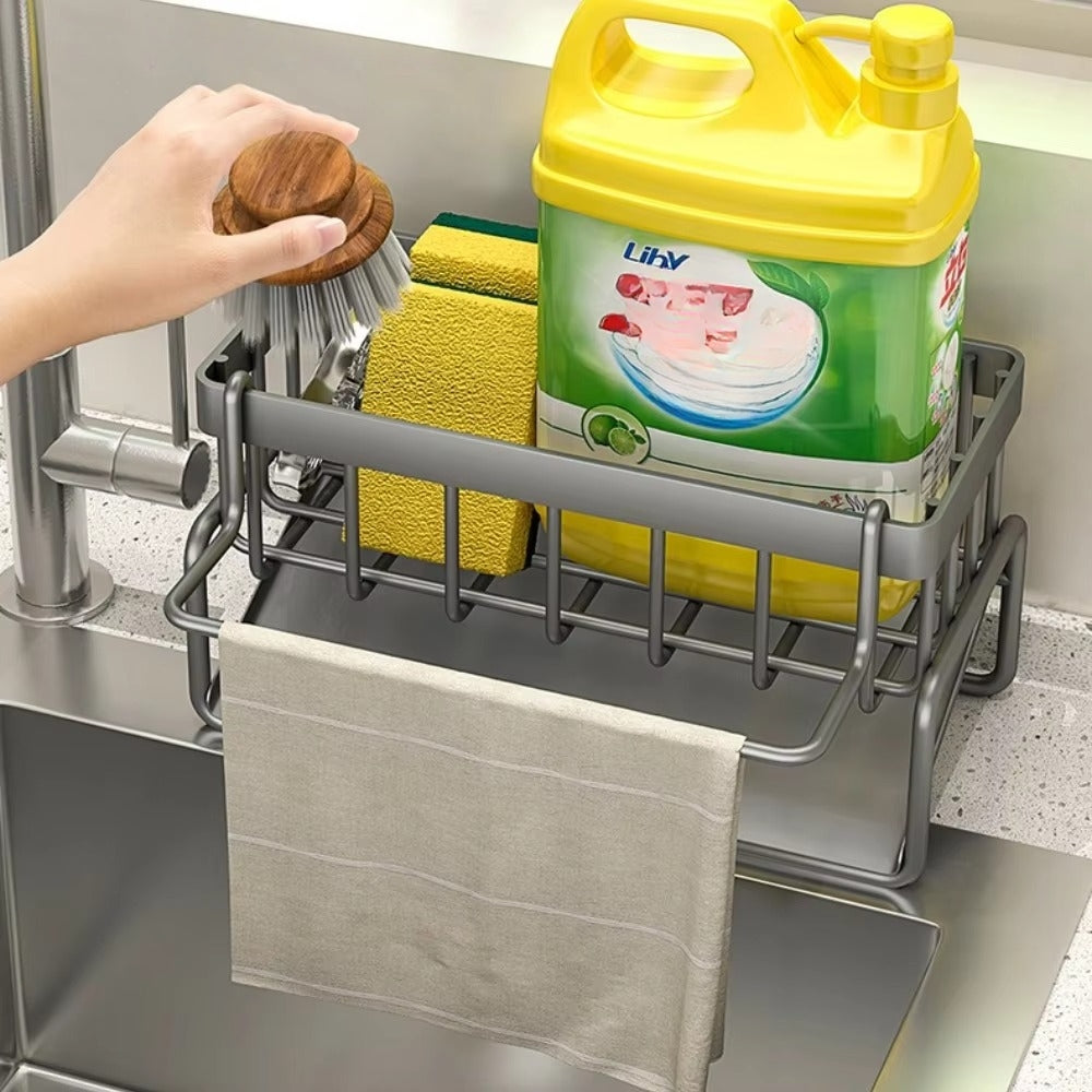 BowLift | All-in-One Sponge Soap Cloth Self-Draining Rack