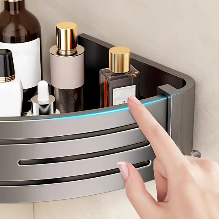 BowLift | Aluminum Corner Shower Caddy Rack