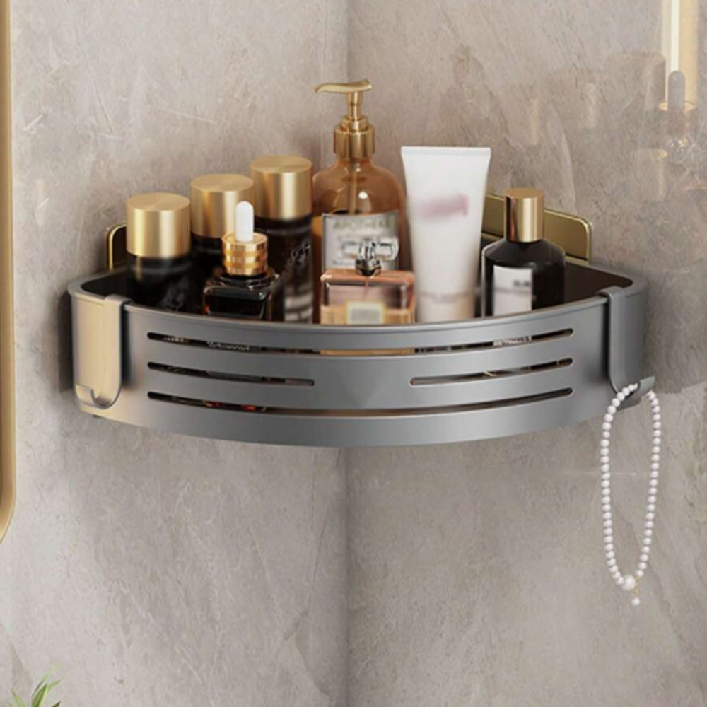 BowLift | Aluminum Corner Shower Caddy Rack