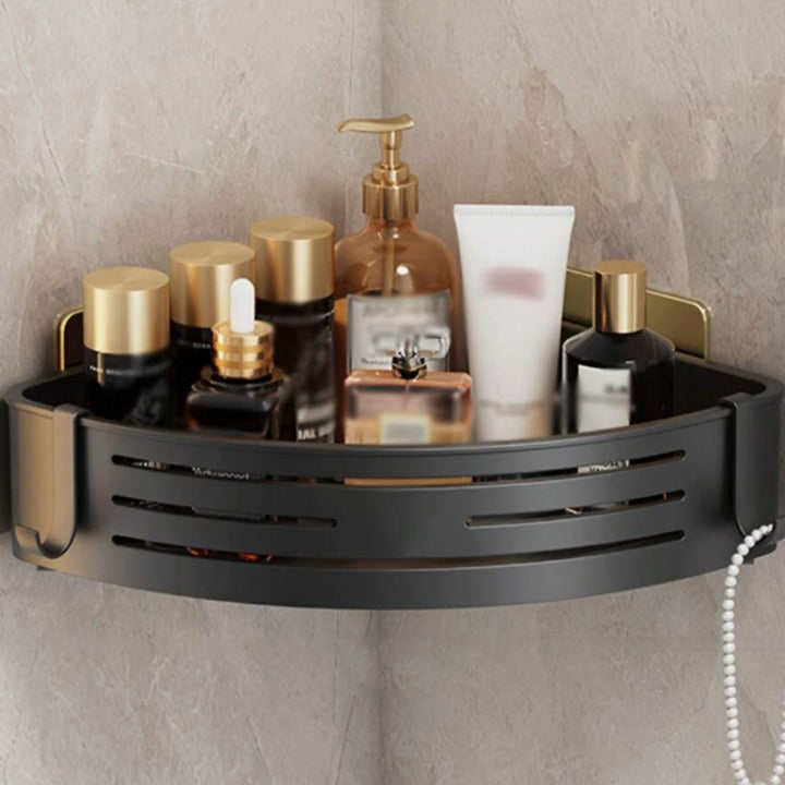 BowLift | Aluminum Corner Shower Caddy Rack