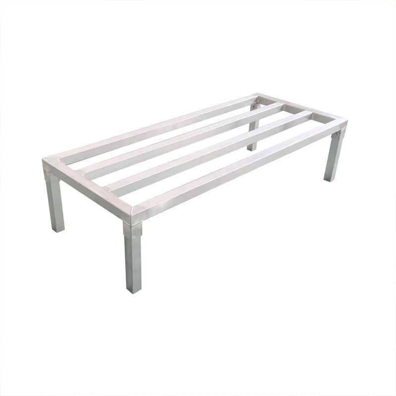 BowLift | Heavy Duty Hotel Restaurant Kitchen Knock Down Durable Strong Dunnage Rack Space Saving Aluminum Dunnage Rack