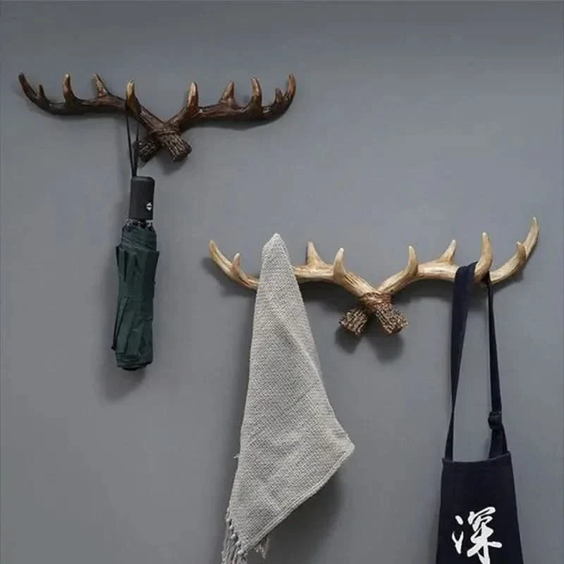BowLift | Vintage Antler Wall Hook Rustic Coat Rack