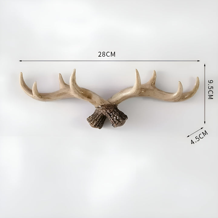 Antler Wall Hook – Retro Design for Coats and Jackets | Decorative Coat Hook | Bowlift