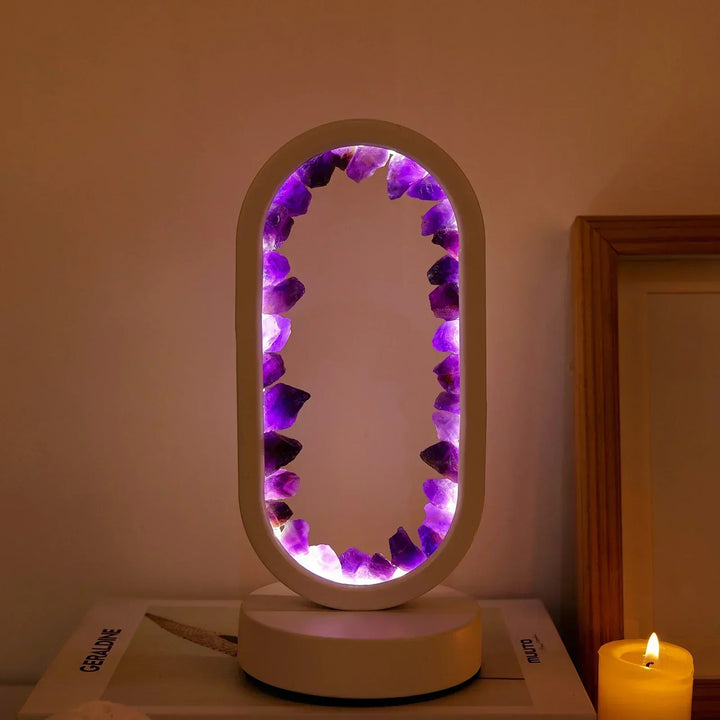 BowLift | Table lamp with crystal ambient light design