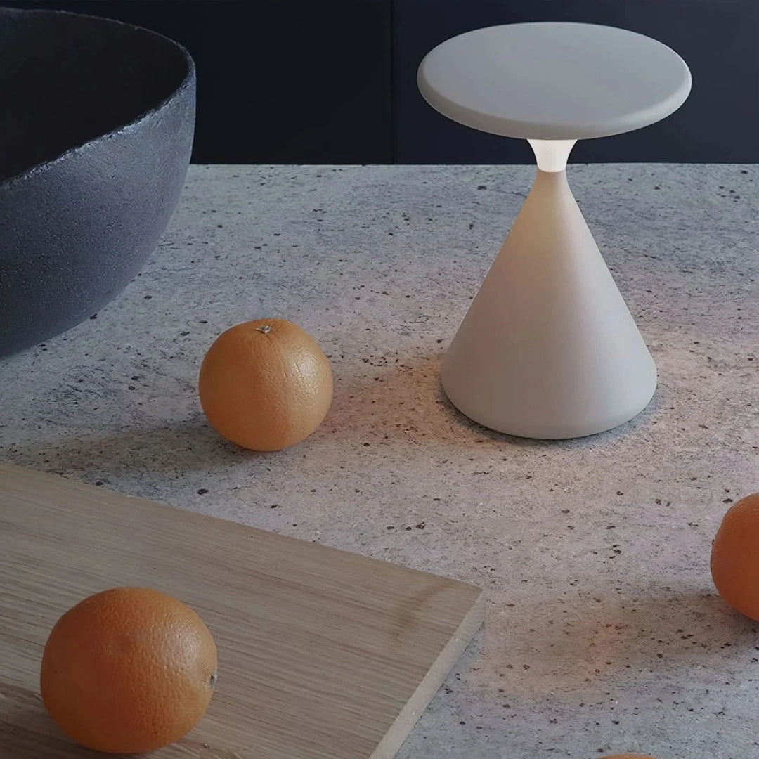 BowLift | Hourglass Cordless LED Table Lamp with Touch Dimmer