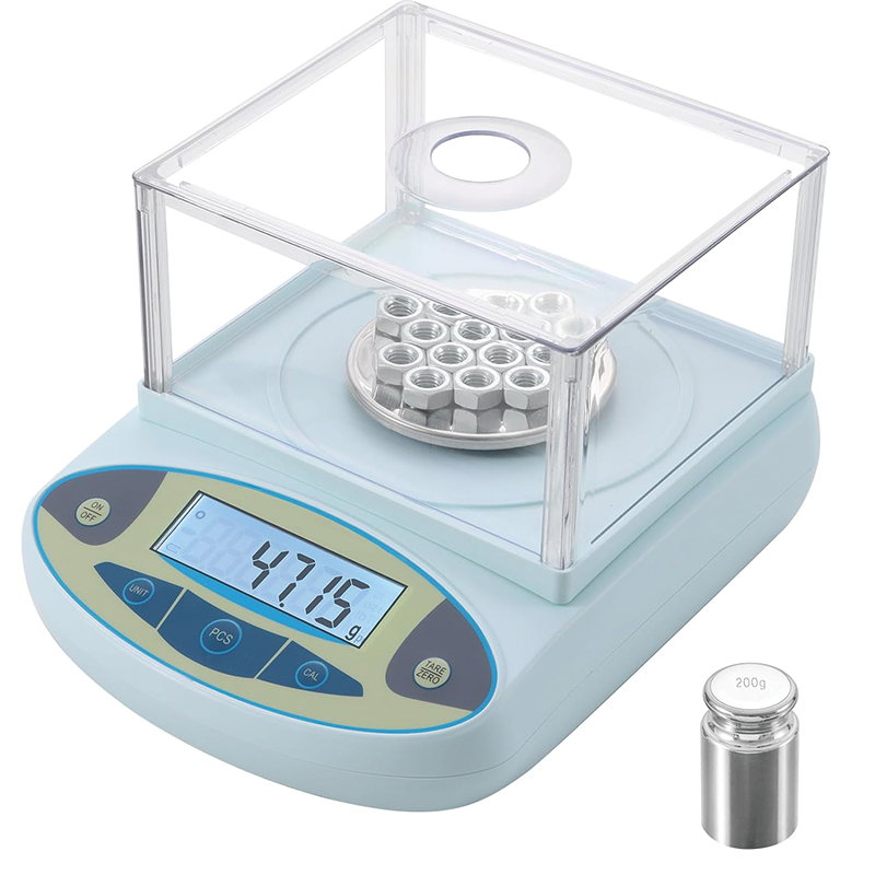 BowLift | Lab Scale Analytical Balance, 500gx0.001g High Precision Lab Analytical Balance with Calibration Weight, Accurate Scientific Laboratory Electronic Scale