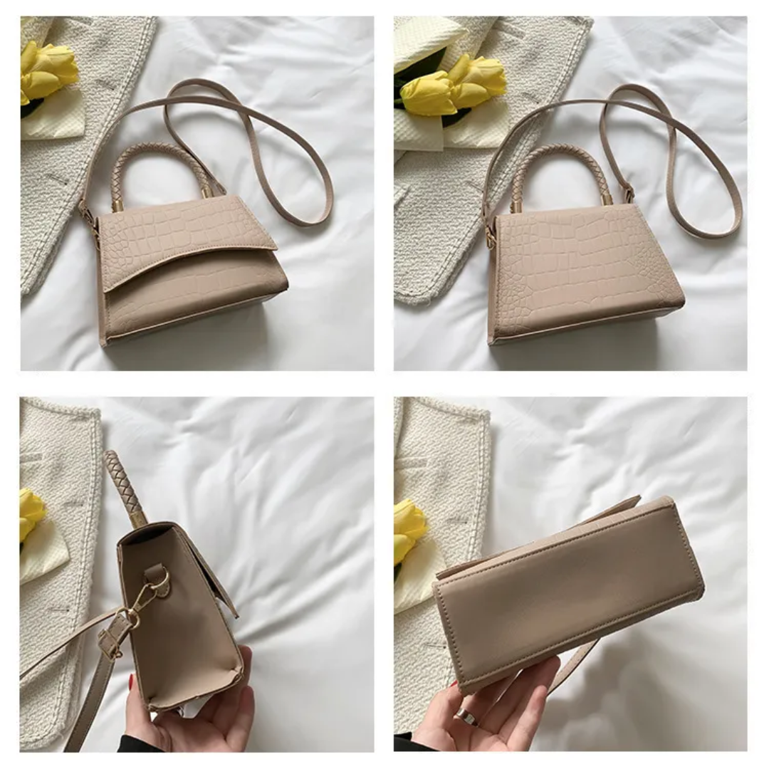 Style Spring Women's Handbag made of PU leather with Crossbody strap | Bowlift