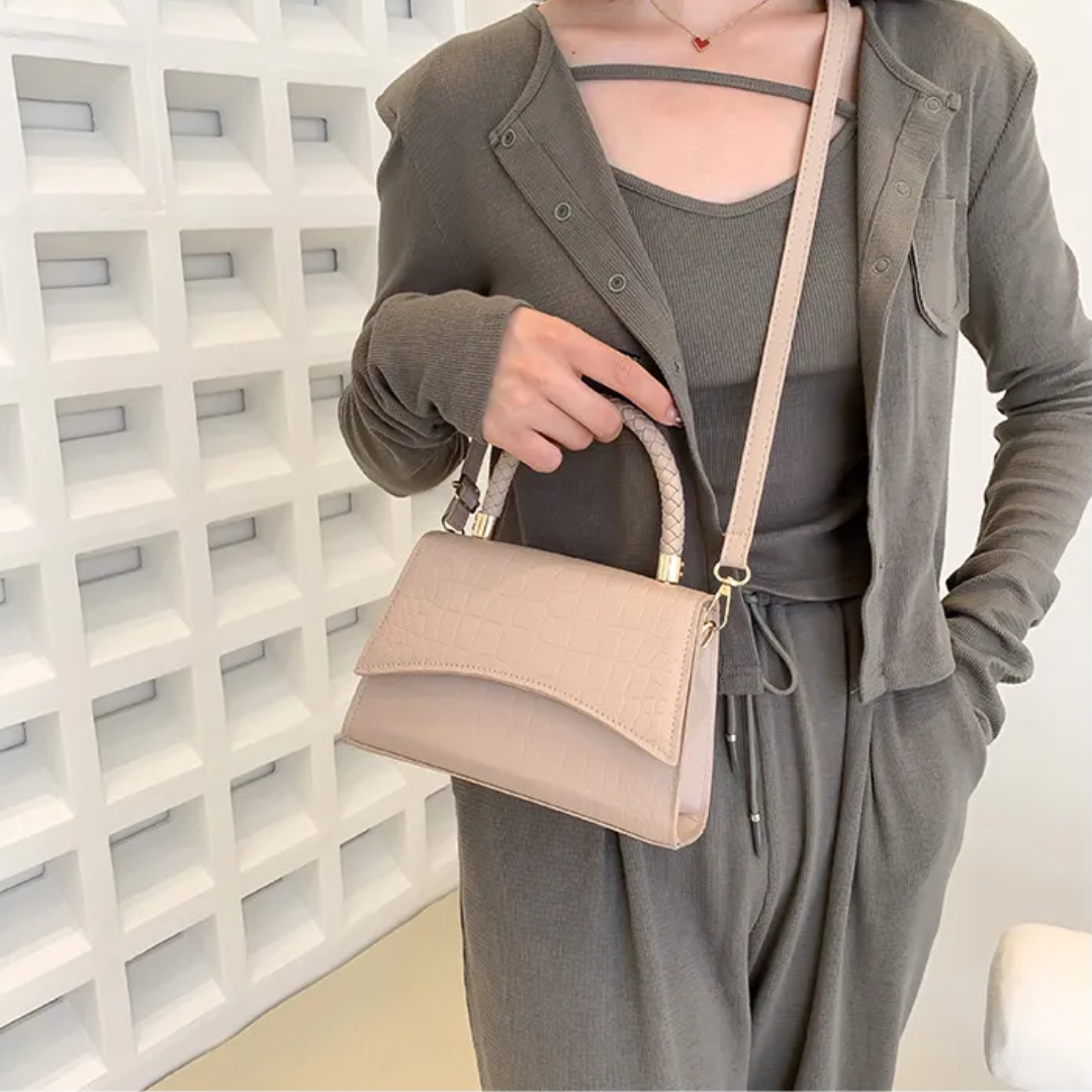 Style Spring Women's Handbag made of PU leather with Crossbody strap | Bowlift