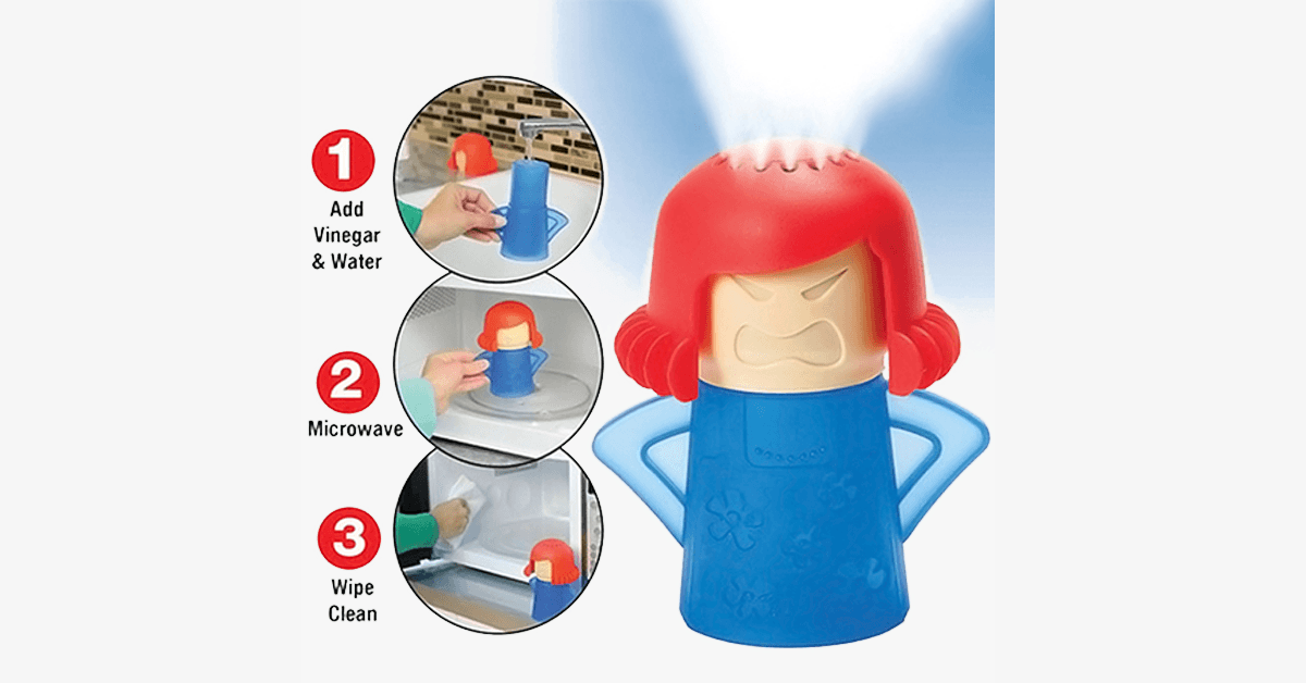BowLift | Angry Mama Microwave Steam Cleaner