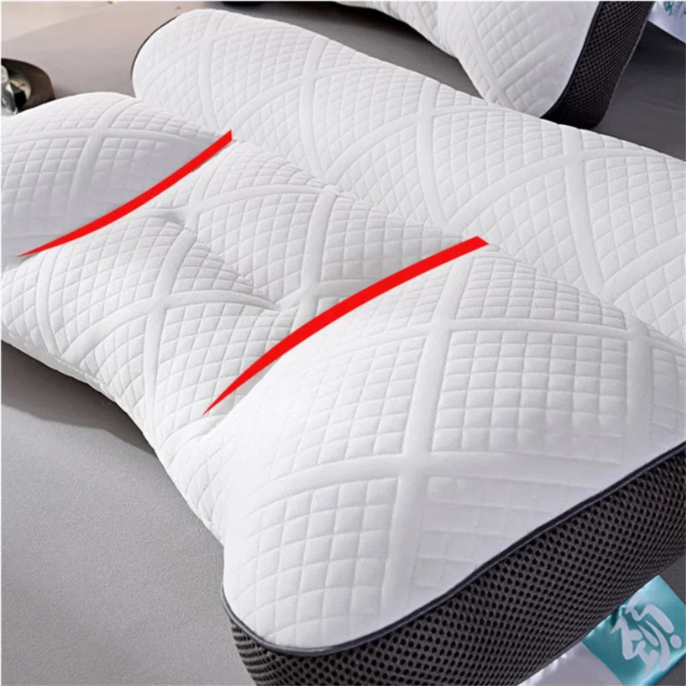 BowLift | Anti-Traction Zoned Knitted Neck Support Pillow