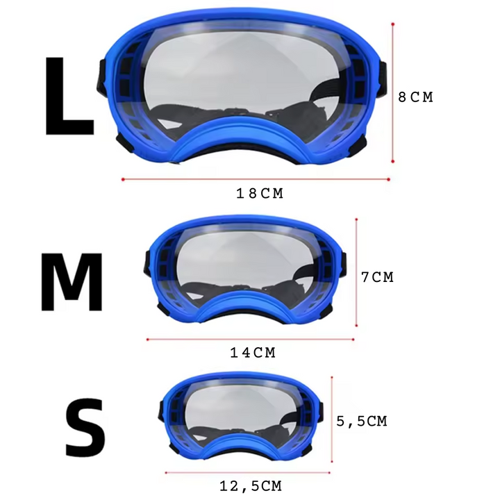 Dog sunglasses with UV protection windproof adjustable Bowlift