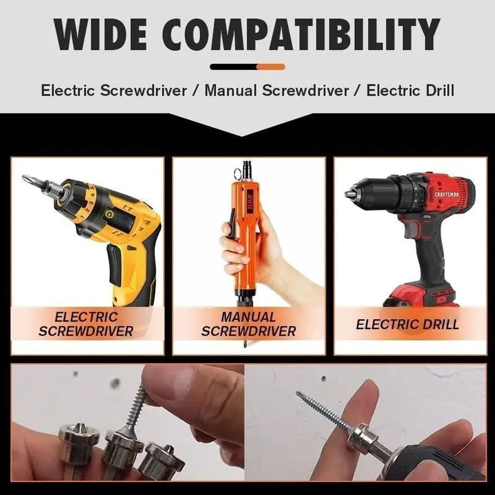 BowLift | Anti-wobble screw bits with magnetic ring – For clean screw connections