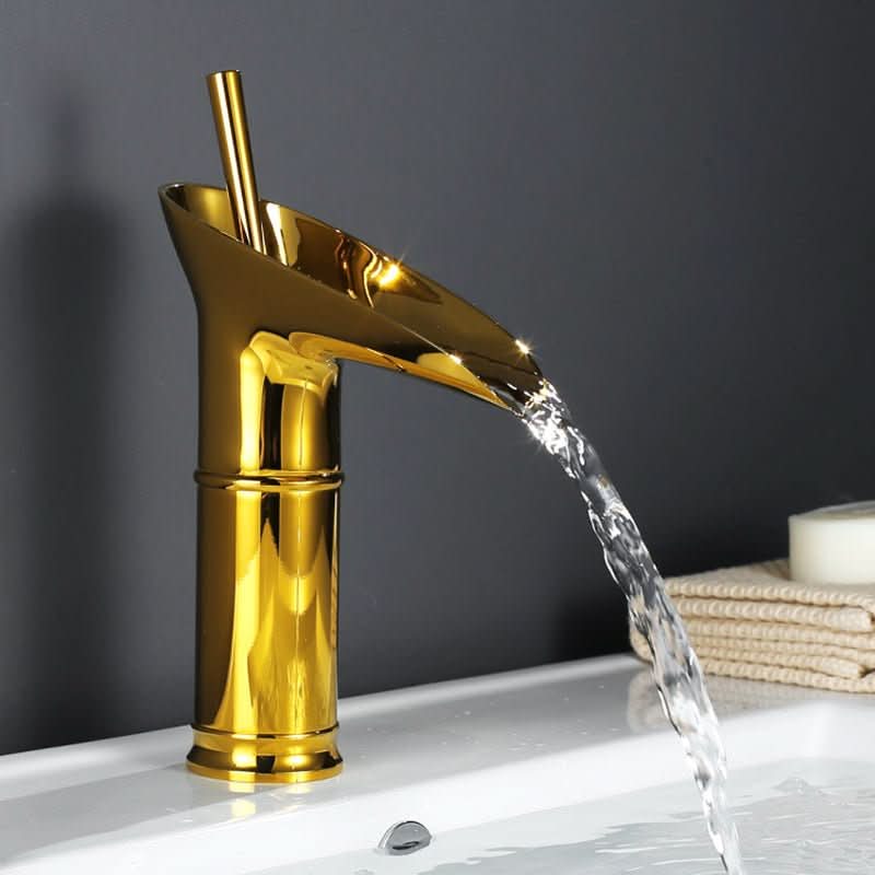 BowLift | Antique Waterfall Basin Faucet made of Brass