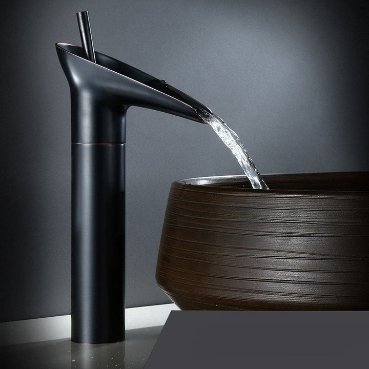 BowLift | Antique Waterfall | Bathroom Sink Faucet