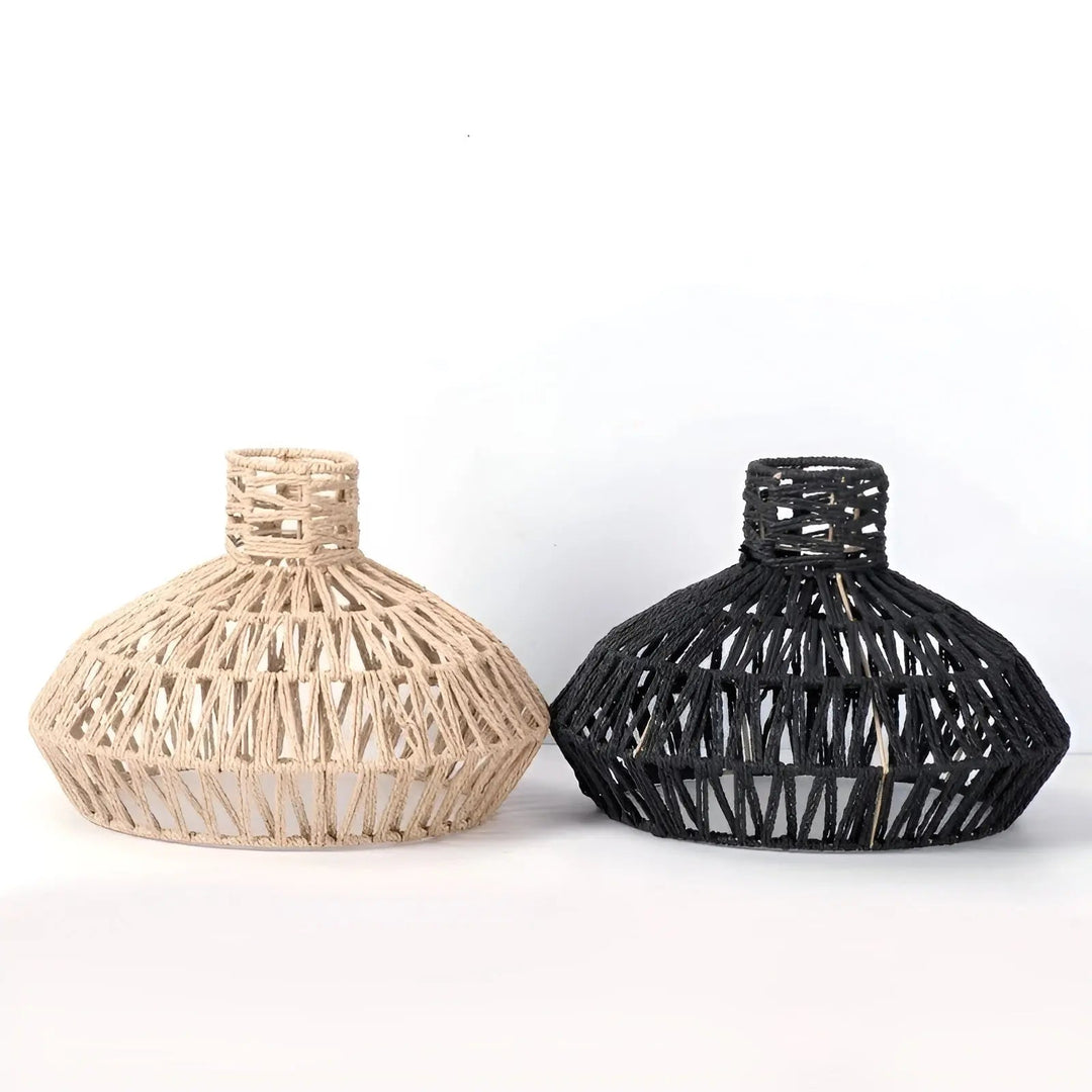 BowLift | Elegant Vintage Rattan Pendant Lamp – Timeless Luxury for Every Space