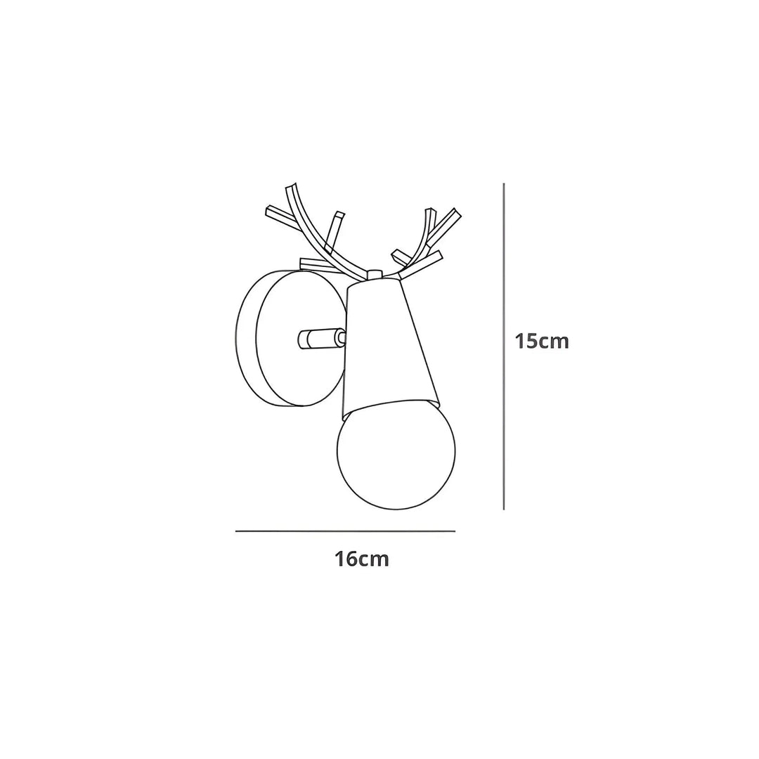 BowLift | Nordic Glow Antler LED Wall Lamp – Elegant & Energy Efficient Design