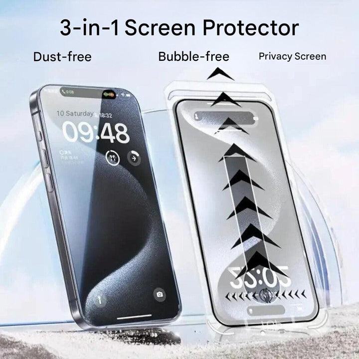 BowLift | iShield Privacy – 3-in-1 Privacy Glass Film for iPhone