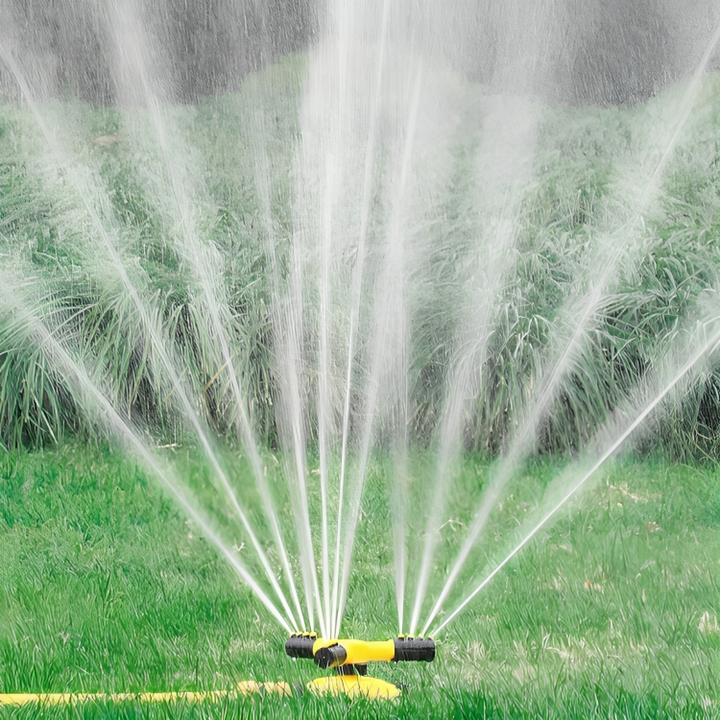 BowLift | Rotating Sprinkler for Lawn | 360° Coverage, Water-Saving Technology & Adjustable Spray for Efficient Garden Irrigation