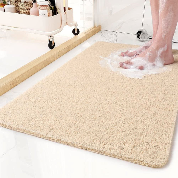 BowLift | Non-slip shower mat with drainage system & loofah-soft surface