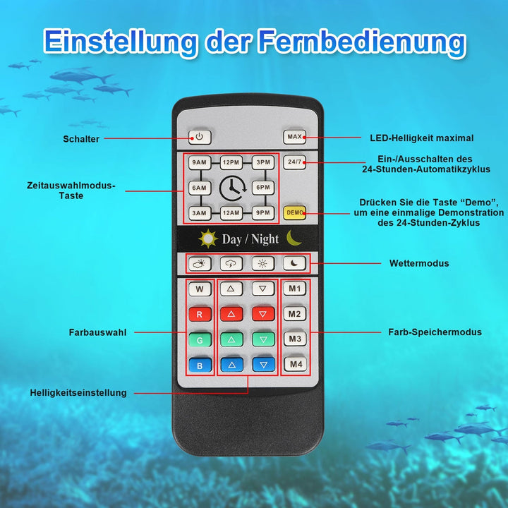 LED Aquarium Lighting 24/7 Mode with Timer | Bowlift