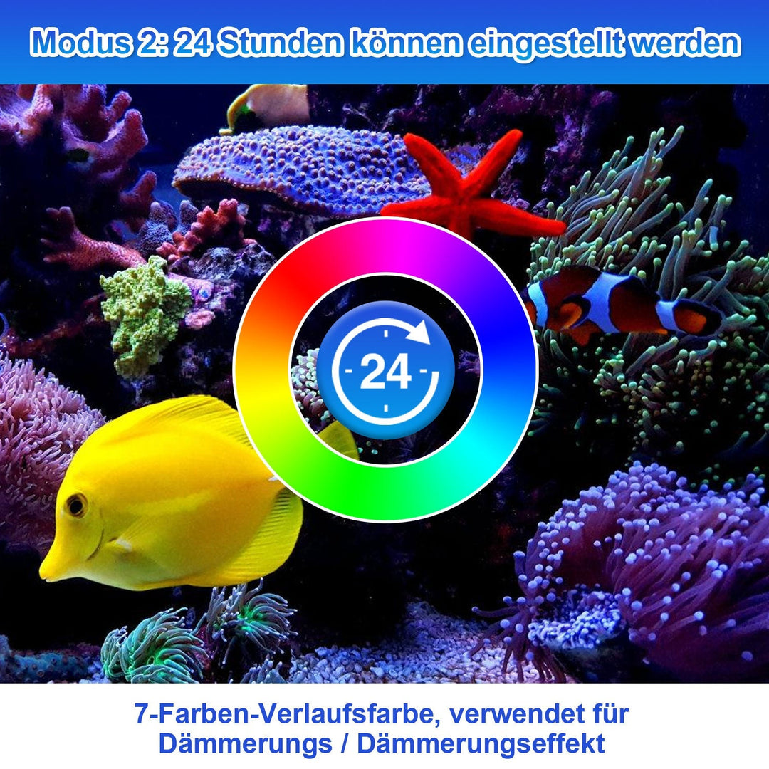 LED Aquarium Lighting 24/7 Mode with Timer | Bowlift