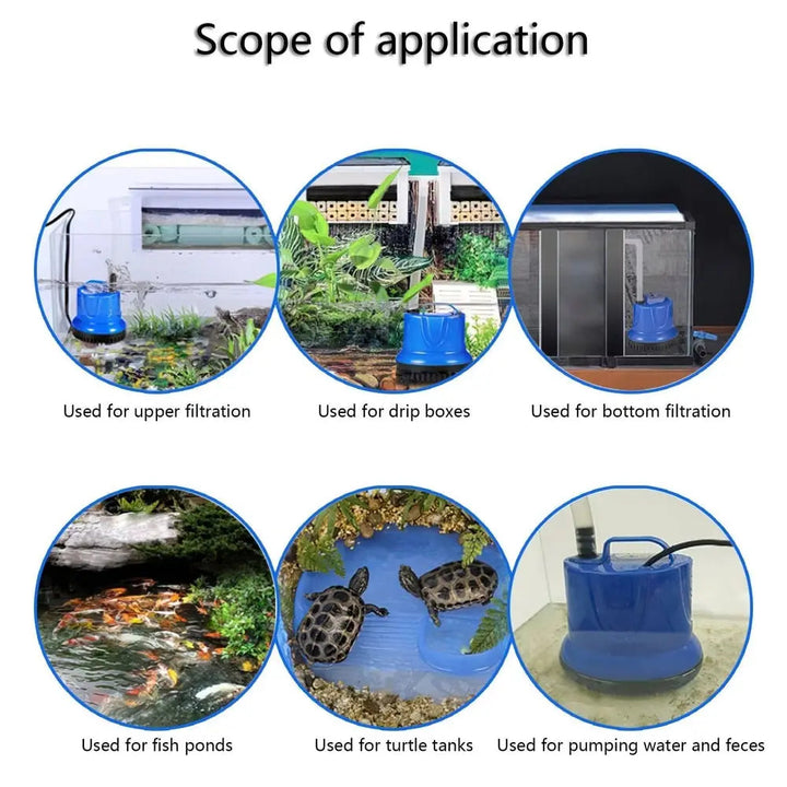 BowLift | Aquarium water pump — Whisper-quiet cleaning with strong water flow