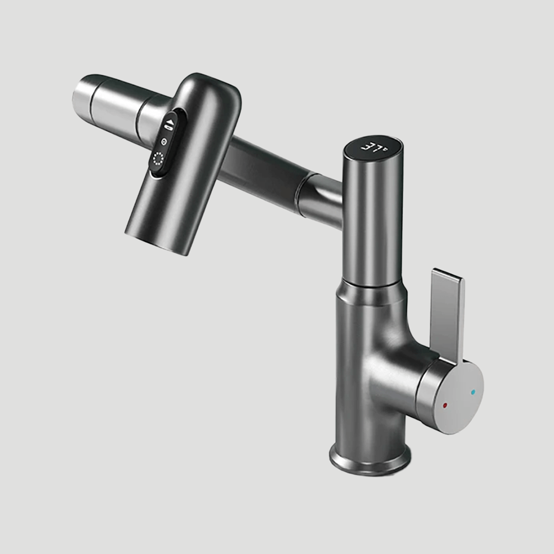 LUSTRAFLOW 360° faucet with LED temperature display | Bowlift