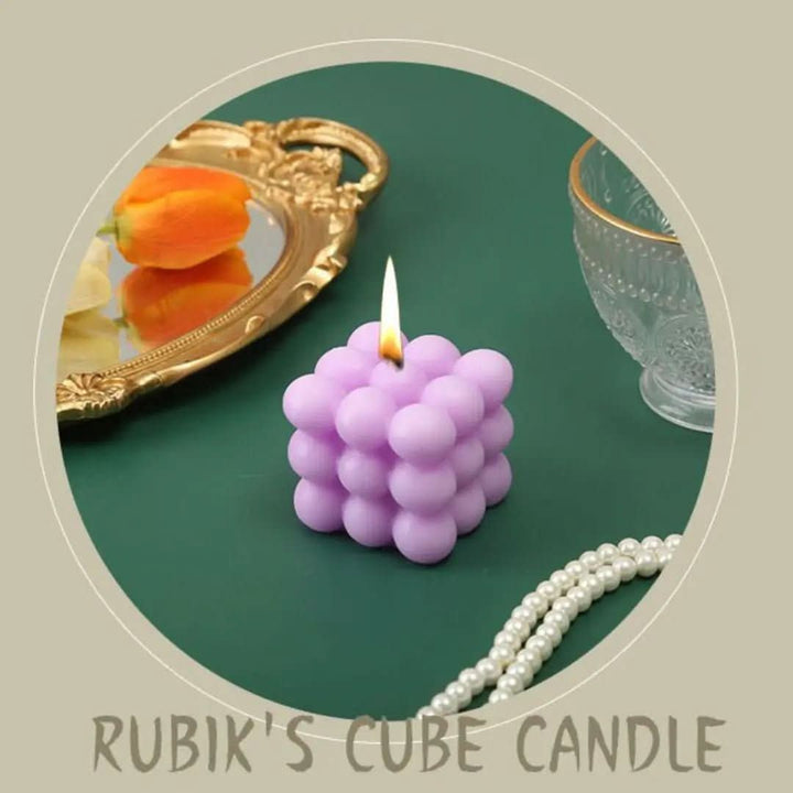 BowLift | Scented candle in cube shape for stylish decoration