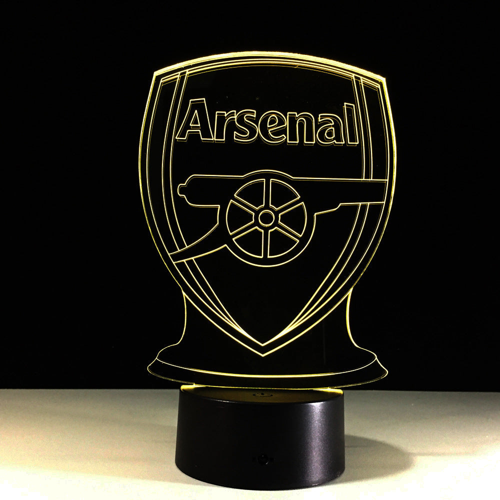 BowLift | Football Arsenal 3D Optical Illusion Lamp
