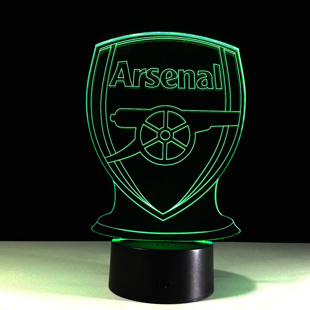 BowLift | Football Arsenal 3D Optical Illusion Lamp