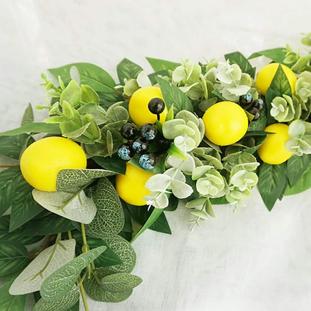Artificial Lemon Wreath Bowlift