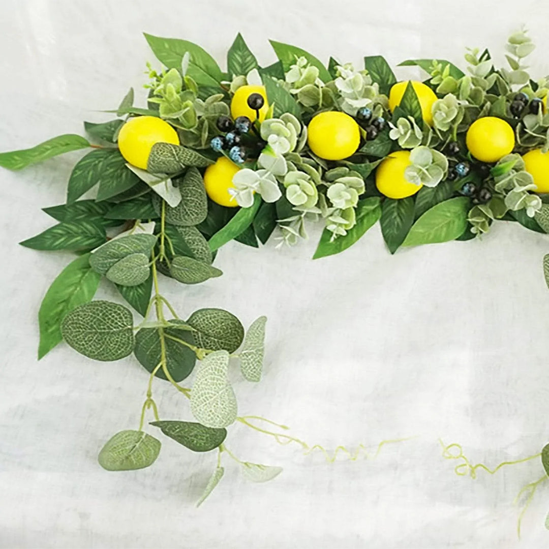 Artificial Lemon Wreath Bowlift