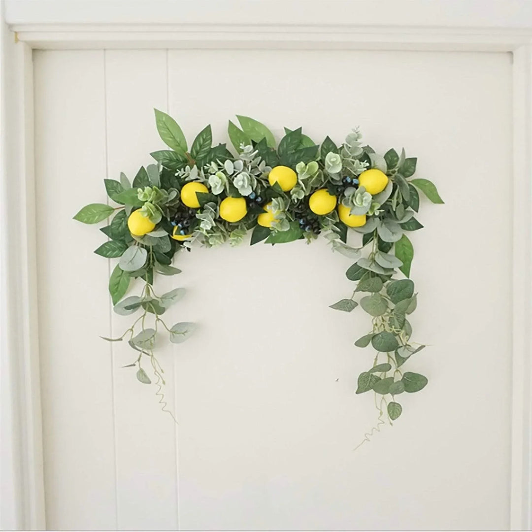 Artificial Lemon Wreath Bowlift