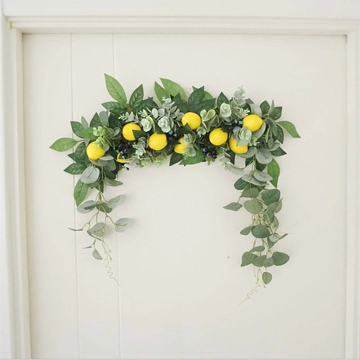 Artificial Lemon Wreath Bowlift