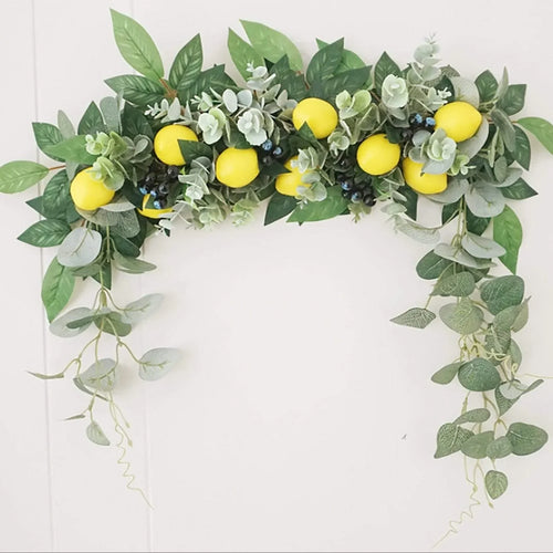 Artificial Lemon Wreath Bowlift