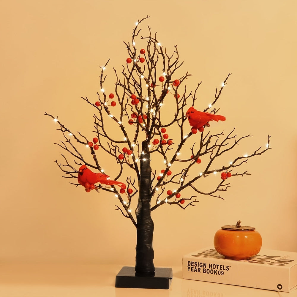 BowLift | Artificial Christmas Tree LED Lights Red Cardinals Decor