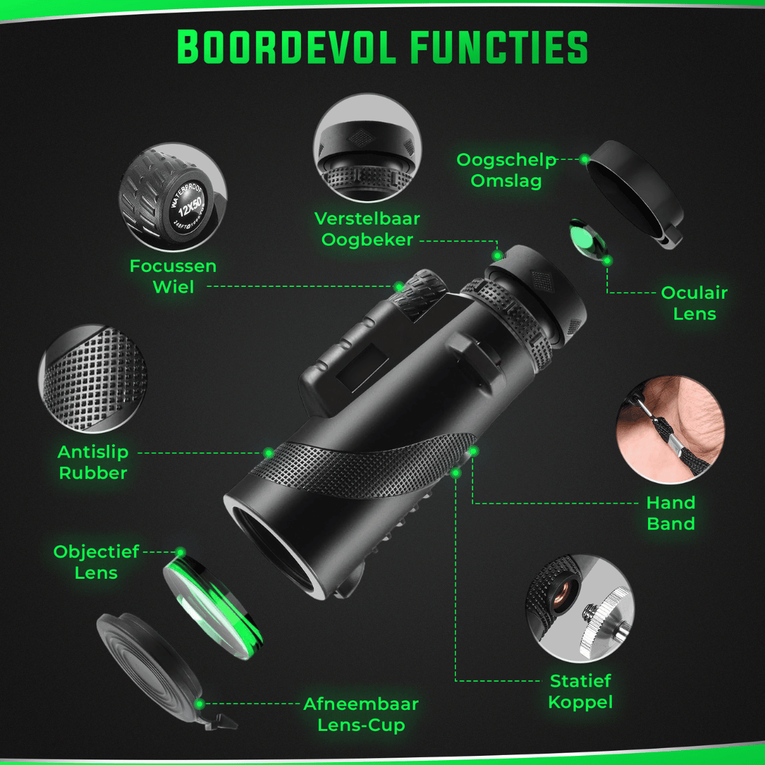 BowLift | AstroView High Quality Monocular | Compact and lightweight for a clear view at long distances
