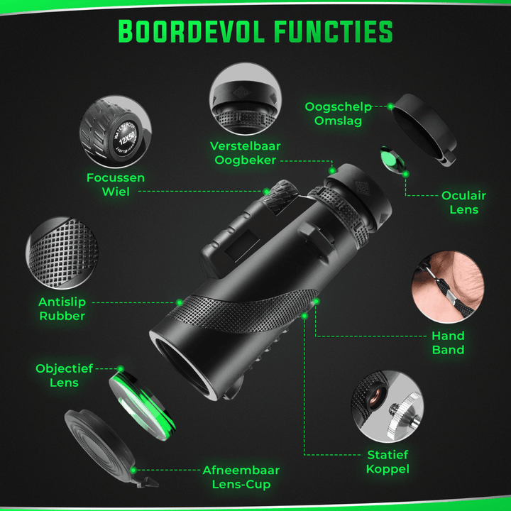 BowLift | AstroView High Quality Monocular | Compact and lightweight for a clear view at long distances
