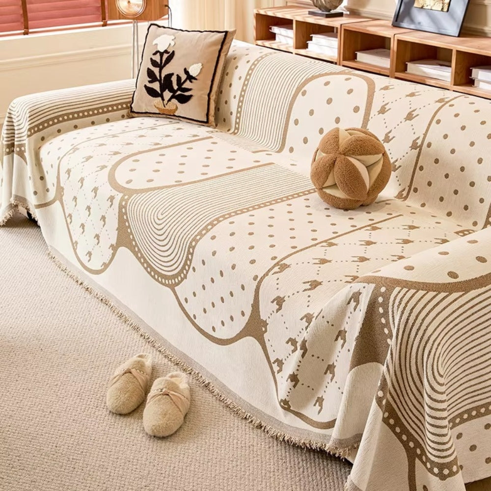 BowLift | Asymmetry Blob Chenille Sofa Cover